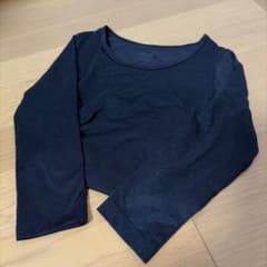 120cm UNIQLO ヒートテック 長袖インナー 黒