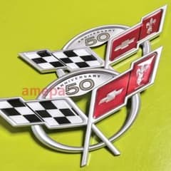 50周年 限定 フロント リア 前後セット エンブレム シボレー コルベット