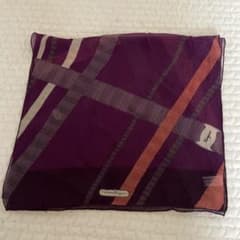 な*め様 Salvatore Ferragamo シルクストール パープルのサムネイル