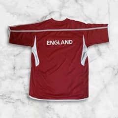 【希少】00’sEnglandイングランド ユニフォームTシャツのサムネイル