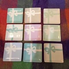 Ribbon plates★2枚セット★ハンドメイドのサムネイル