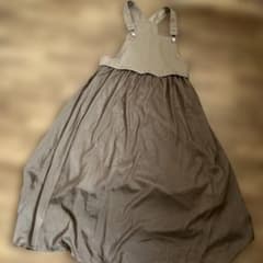 Beige overalls, long length