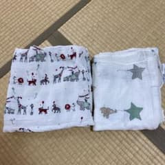 エイデンアンドアネイ おくるみ 2枚セットのサムネイル