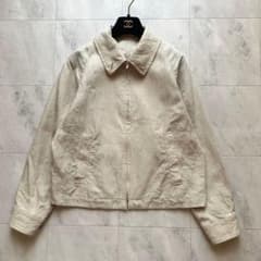 2024SS 美品♡マーガレットハウエル リネン ジップブルゾン ジャケット