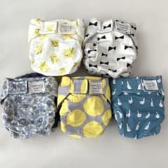 【布おむつ本舗】おむつカバー 5点セット Sサイズ　バラ売り可のサムネイル