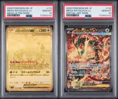 【PSA10連番！】メガレックウザex MUR・SAR2枚セット ポケモンカード