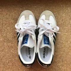adidas SAMBA スニーカー 白×黒のサムネイル
