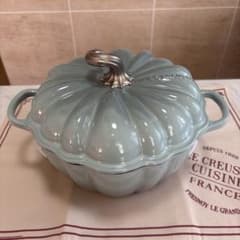 ルクルーゼ シグニチャー ココット・パンプキン 24cm シーソルト
