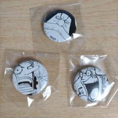 ワンピース オールフェイスガシャ 缶バッジ 3個セット - メルカリ