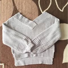 NICE CLAUP ニット モール生地のサムネイル