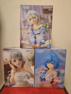 ホロライブ Relax time フィギュア 轟はじめ、白銀ノエル、雪花ラミィのサムネイル