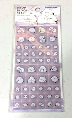 シマエナガ ドロップブロックシールのサムネイル