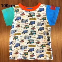 TOKYO DISNEY RESORT T 셔츠 100cm 탈것 무늬
