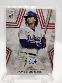 直書きサイン／ルーキーカード】アウトマン、大谷翔平同僚 -2023 Topps 