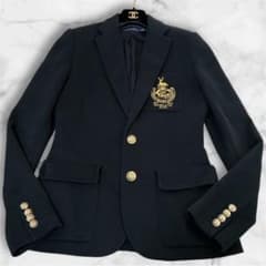 極美品✨ラルフローレン カスタムフィットフリースブレザー 金ボタン