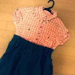 H&M ギンガムチェックワイシャツのサムネイル