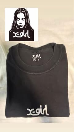 X-girl 半袖Tシャツ ブラック サイズ1のサムネイル