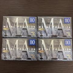 TDK MA110（G） メタルテープ 110分 　3本セット TDK MA 110 メタルポジションカセットテープ 4本セット - メルカリ
