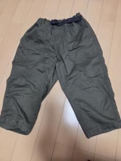 GU キッズ ハーフパンツ カーキ 130cmのサムネイル