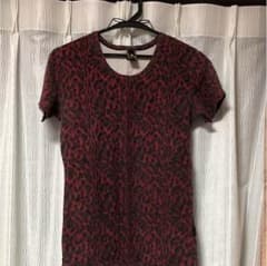 Roenヒョウ柄赤Tシャツ XSサイズのサムネイル