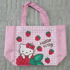 値下げしました！新品未使用！キティちゃんトートバッグ！のサムネイル