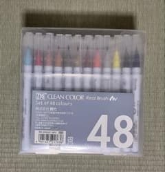【中古品】 ZIG CLEAN COLOR Real Brush 48色セットのサムネイル