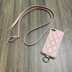 Elegante iPhoneSE ケース ショルダー ピンクのサムネイル