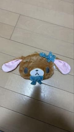 シュガーバニーズふわふわぬいぐるみポーチ くろうさのサムネイル