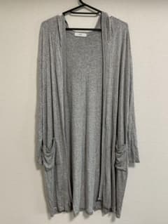 ロングカーディガン グレーのサムネイル