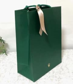 ROLEX ロレックス ショップ袋 紙袋 グリーン - メルカリ