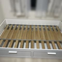 引取り限定】IKEA ブリムネス デイベッド 引き出し付き収納付きベッド