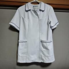 NURSERY ナース服 白衣 半袖 ホワイト ネイビー　洋服のサムネイル