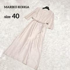 高級 東京ソワール マザーズ ドレス ロング ドレス レース ボレロ