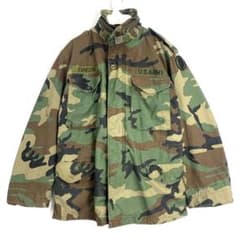 80sU.S.ARMY米軍M-65ミリタリーフィールドジャケット迷彩ワッペン 