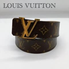 ルイヴィトン M9608 モノグラム サンチュール LVイニシャル ベルト