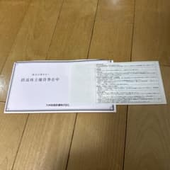 九州旅客鉄道　株主優待のサムネイル