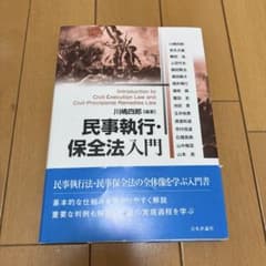 民事執行・保全法入門 川嶋四郎著のサムネイル