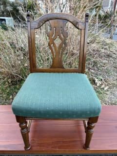 高級 三越ブルージュ チェア 　オーク材　カントリーハウス ダニングチェア　③ 三越ブルージュ/カントリーハウス ダイニングチェア③