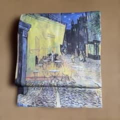 な*え様 祝 ゴッホ展 夜のカフェテラス 名古屋帯 な*え様 祝 ゴッホ展 夜のカフェテラス 名古屋帯 - メルカリ