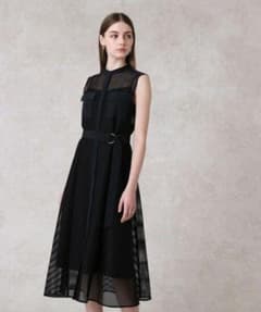 美品】ANAYI アナイ 25SS メッシュポケットコンビ ワンピース 36