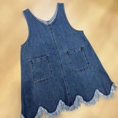 OCEAN&GROUND デニムジャンバースカート 110cmのサムネイル
