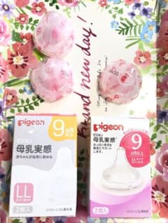 ピジョン 母乳実感 哺乳瓶 乳首 新品・未使用 LL 3個 セットのサムネイル