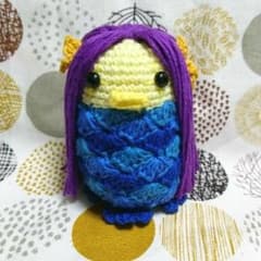 ＊ハンドメイド＊アマビエ様  あみぐるみのサムネイル