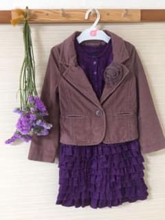 GAP ワンピース&ジャケットセット　パープルのサムネイル