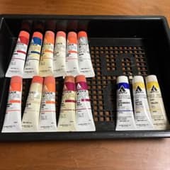 ホルベイン アクリラガッシュ 20ml 11本、アクリル20ml 3本 セットのサムネイル