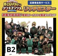 僕のヒーローアカデミア リッチポスター B2 - メルカリ