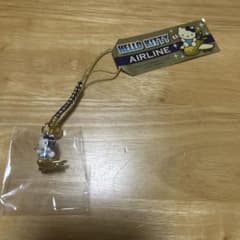 希少 激レア 新品 ご当地 ハローキティ AIRLINE パスポート ストラップ