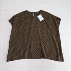 未使用品 レーヨンダンプドットプリントの馬Mシャツ - メルカリ
