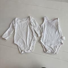 ホワイトロンパース サイズ80 セットのサムネイル