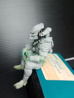 座って人間観察するプレデターのサムネイル